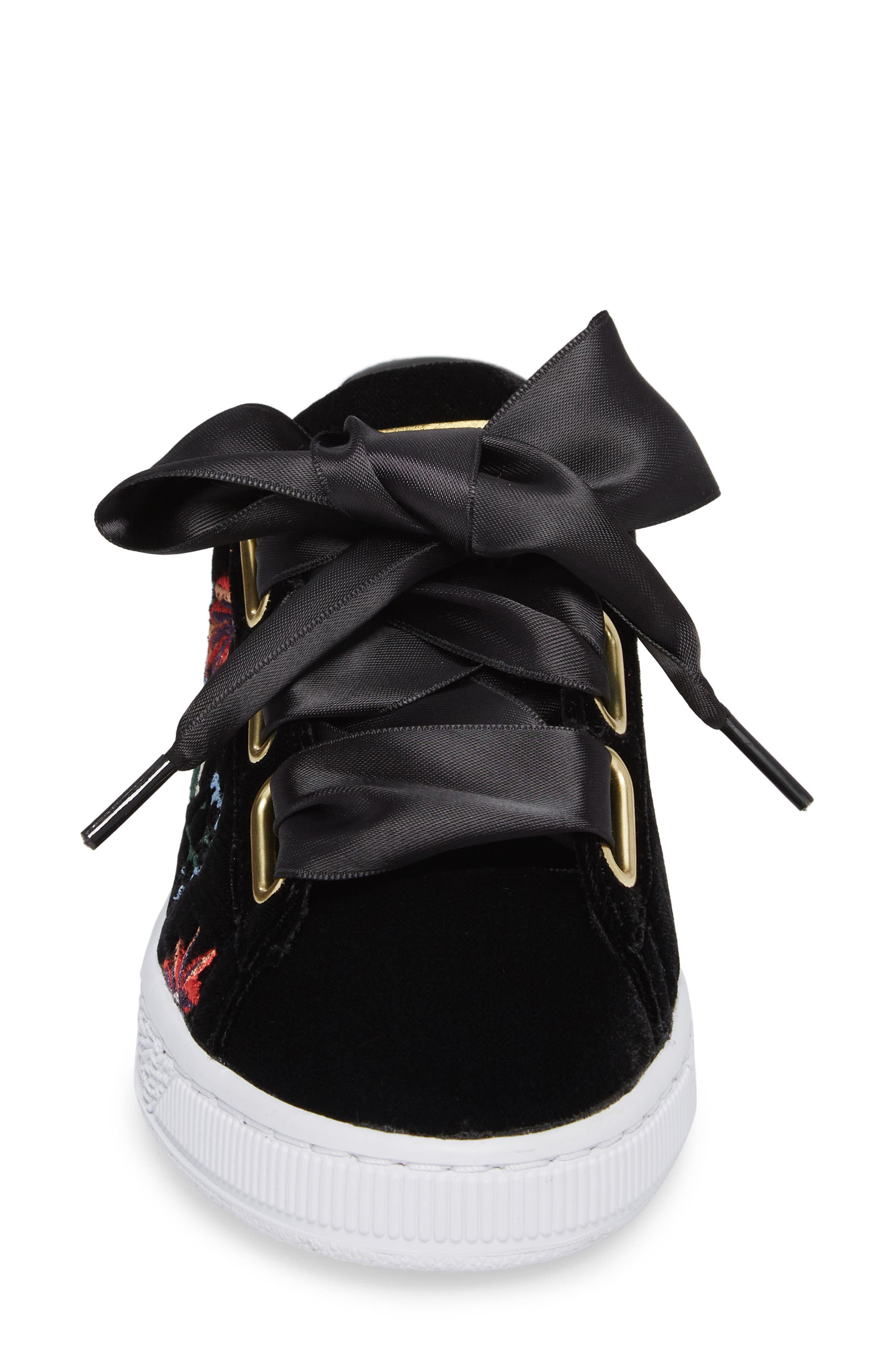 PUMA Basket Heart Hyper Embroidered Sneaker, Alternate, color, 