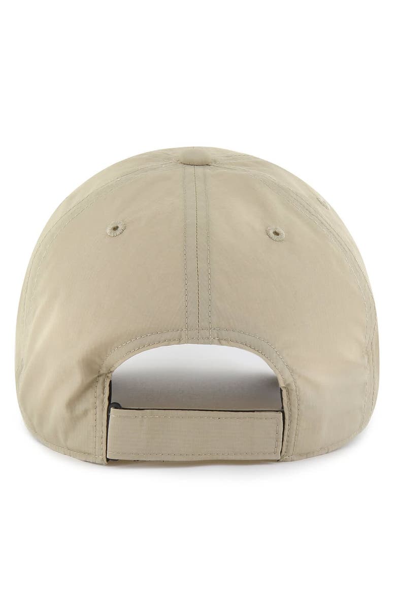 '47 Men's '47 Khaki Harvard Crimson Clean Up brrr° Adjustable Hat, Alternate, color,