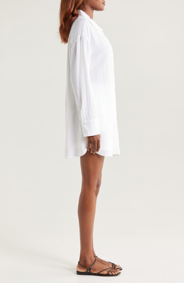 Nordstrom Oversized Cover-Up Shirt, Alternate, color, White