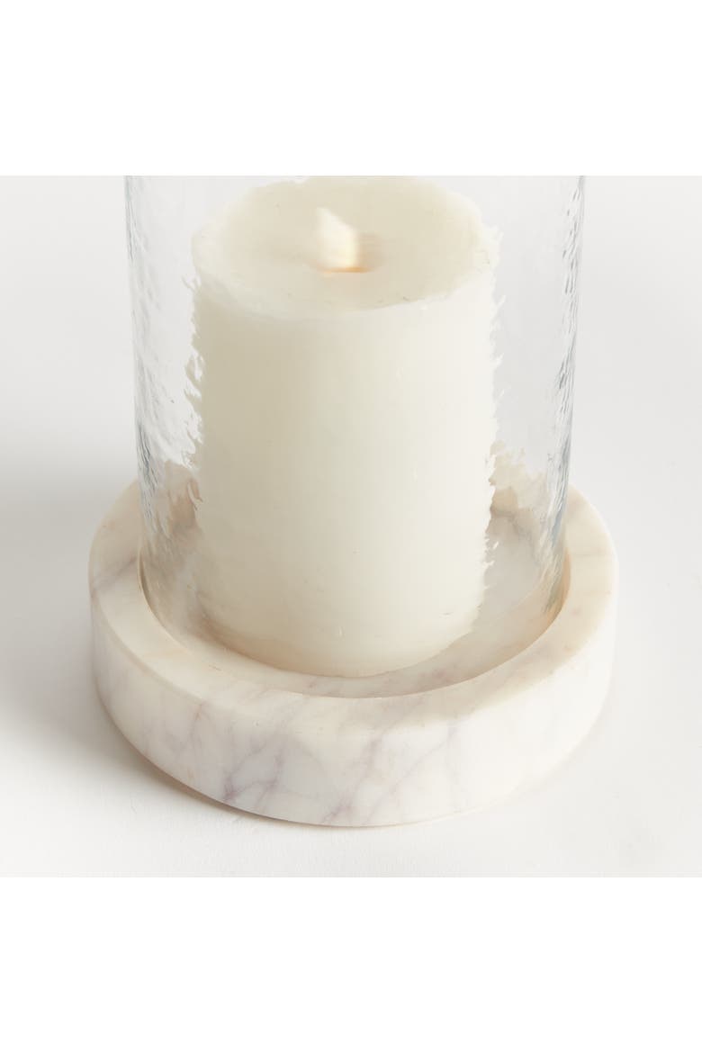 Claire Hurricane Candleholder, Alternate, color, White