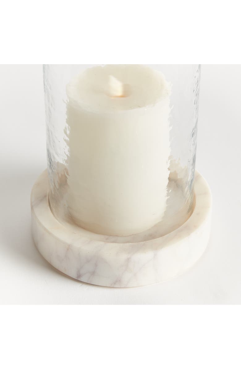 Napa Home & Garden Claire Hurricane Candleholder, Alternate, color, White