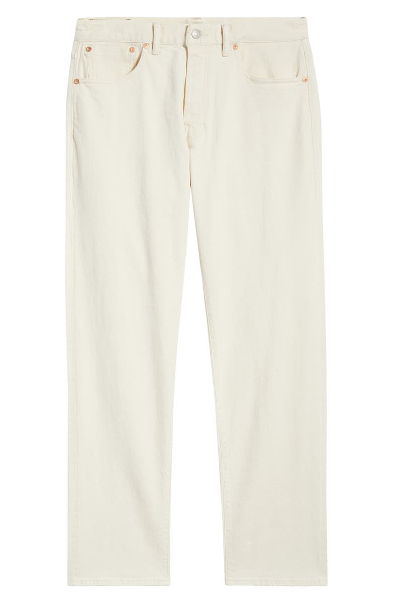 Madewell The 1991 Artisan Comfort Selvedge Straight Leg Jeans, Main, color, Ecru