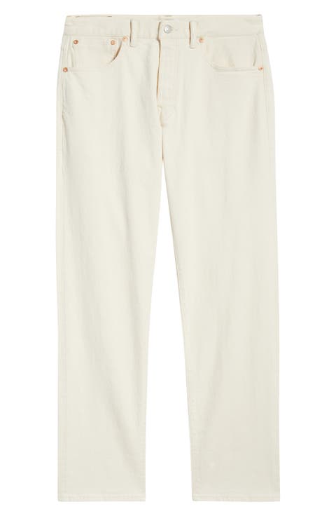 The 1991 Artisan Comfort Selvedge Straight Leg Jeans (Ecru)