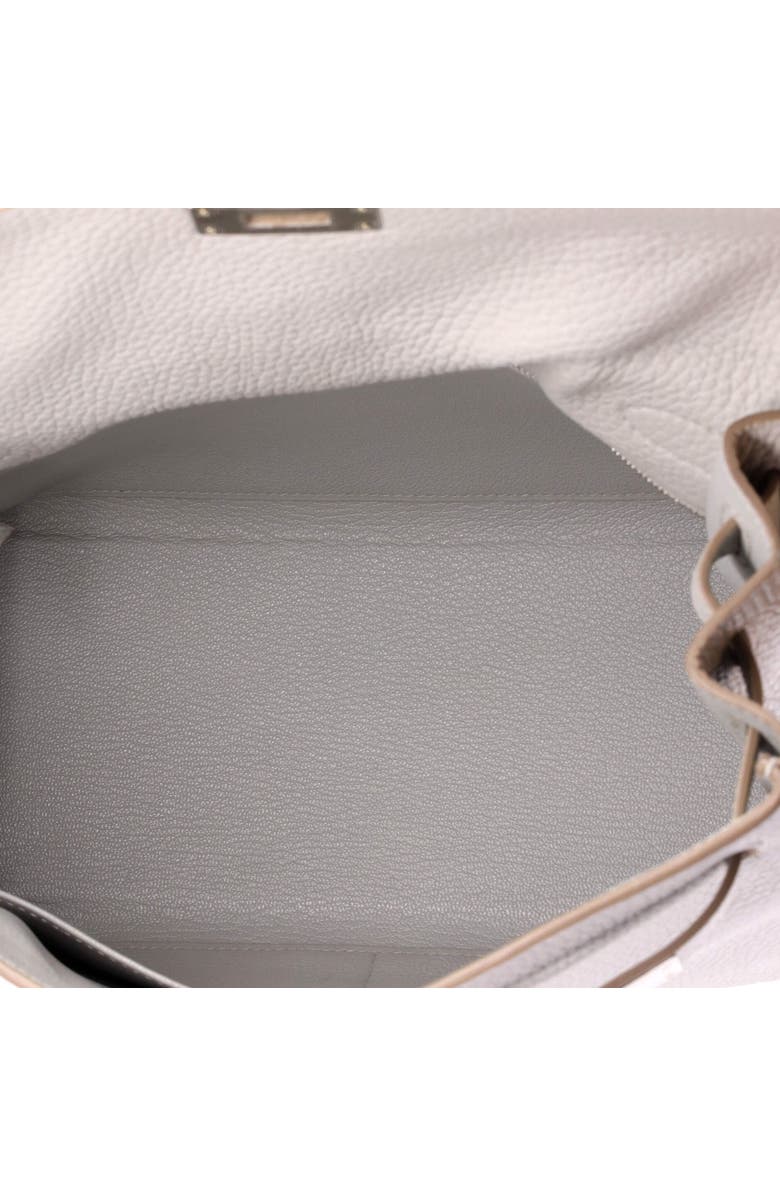Pre-Owned Hermes Kelly Handbag Grey Clemence with Palladium Hardware 28, Alternate, color, Gris Perle