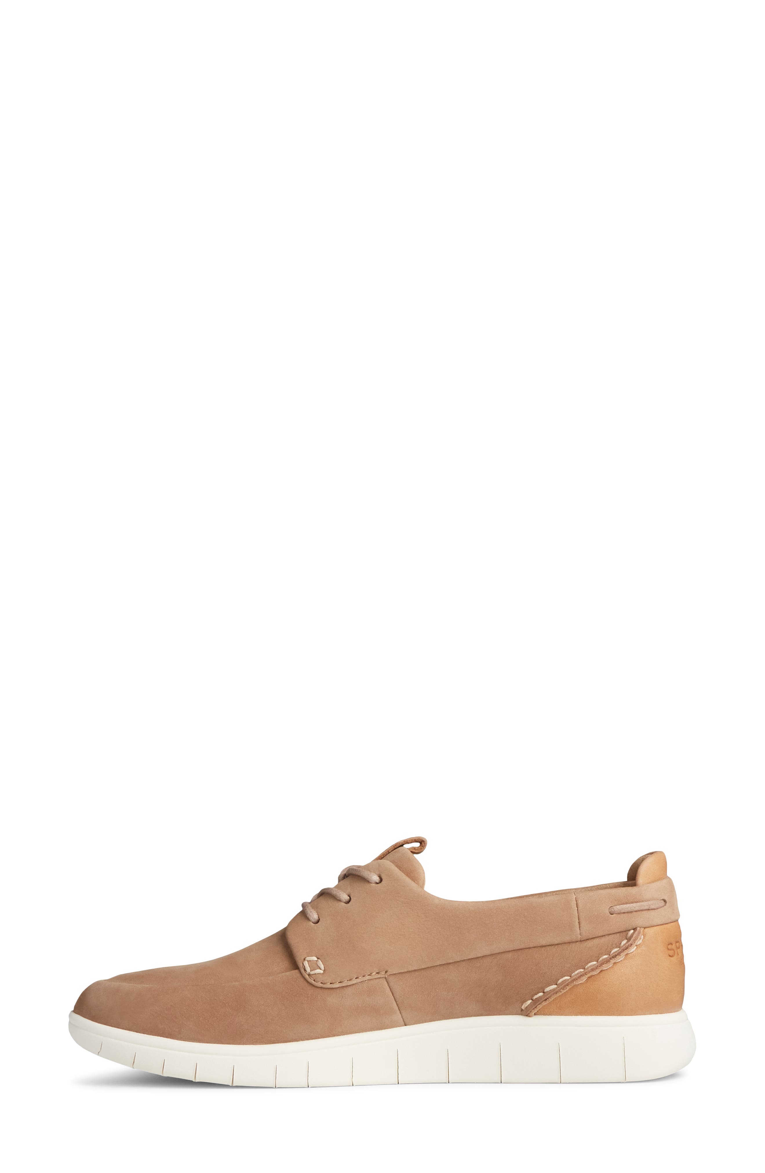 Coastal Boat Shoe, Alternate, color, OATMEAL PLUSH LEATHER