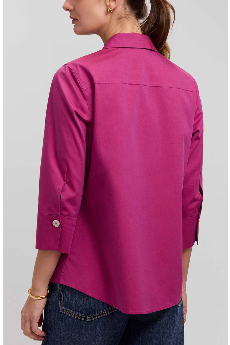 Paityn Non-Iron Cotton Shirt, Alternate, color, POMEGRANATE PINK
