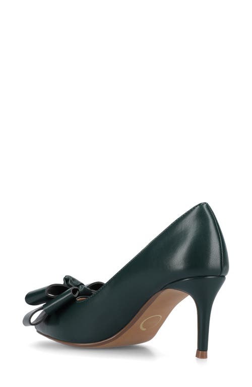 Journee Collection Crystol Pump In Green