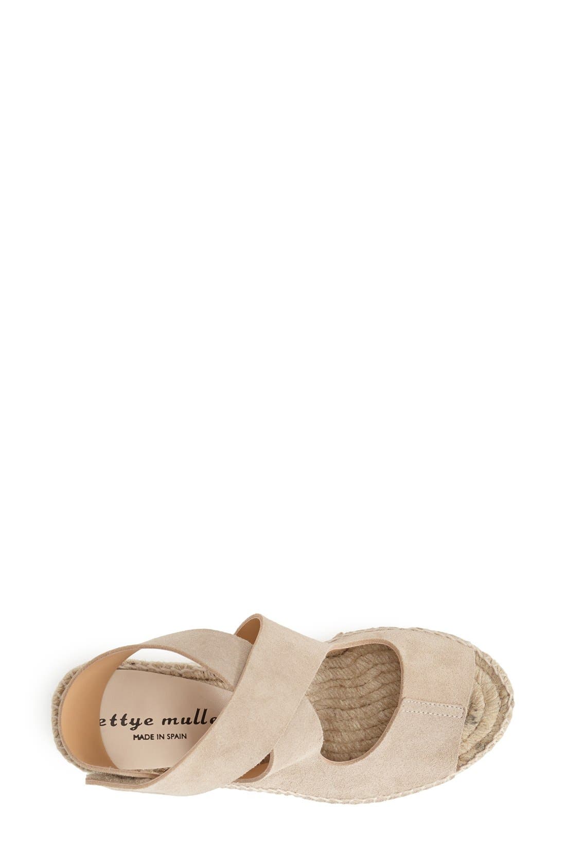 Bettye Muller 'Mobile' Leather Wedge Espadrille Sandal, Alternate, color, 