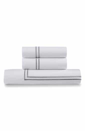 ELLA JAYNE HOME Cotton Percale 3-Piece Duvet Set with Satin Stitching