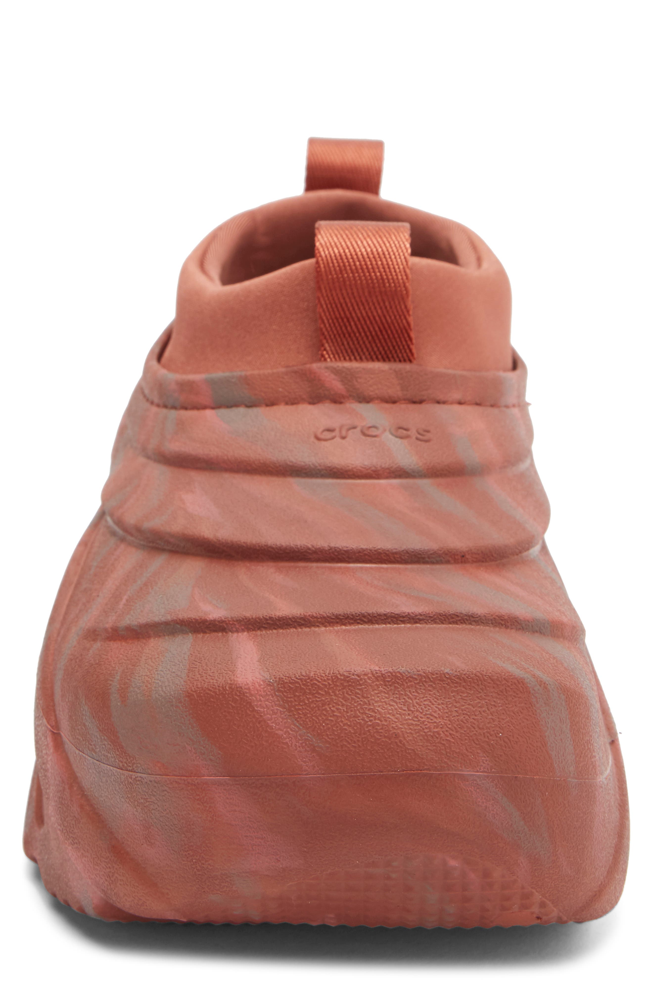CROCS Echo Storm Marble Sandal, Alternate, color, Rust