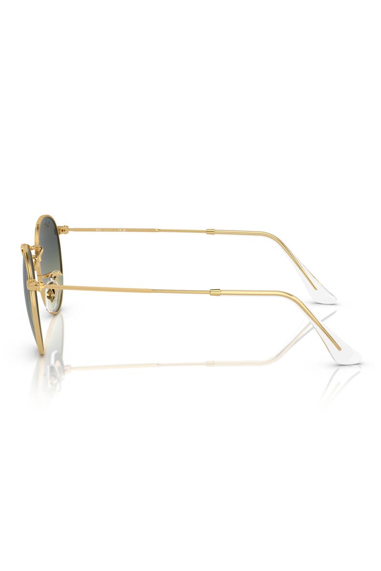 Icons 53mm Retro Sunglasses, Alternate, color, DARK GREEN