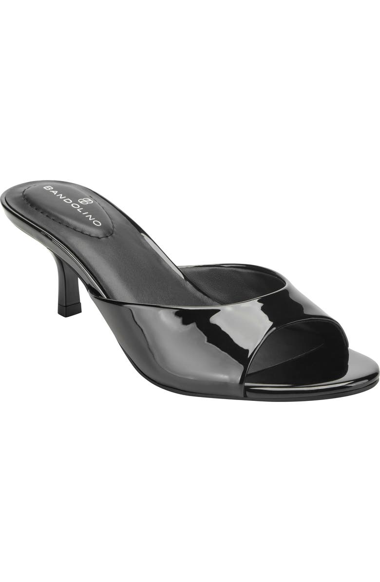 Bandolino Meegin Kitten Heel Slide Sandal, Main, color, Black