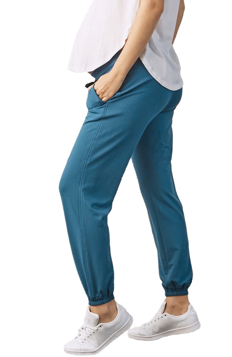 Angel Maternity Cotton & Modal Maternity Joggers, Alternate, color, 