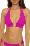 Becca Color Code Halter Bikini Top