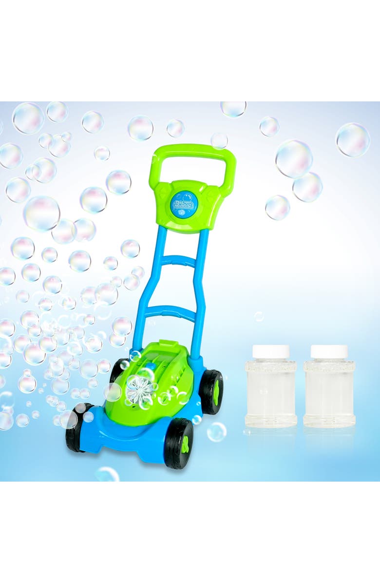 Easy Playhouse Lawn Mower Bubble Machine, Lights & Sounds, Outdoor Pretend Play, Alternate, color, Multicolored