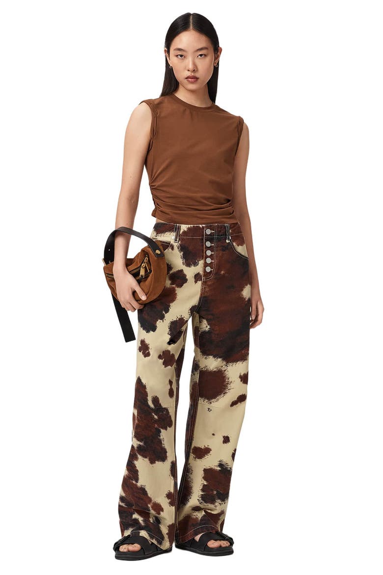 Tay Carpenter Jeans, Alternate, color, COW PRINT