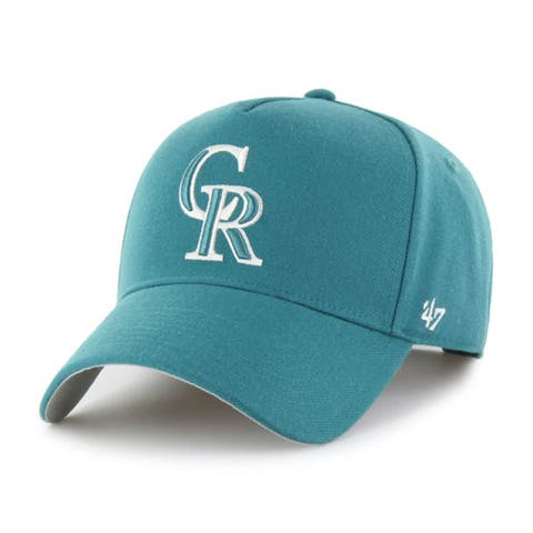 Men's '47  Teal Colorado Rockies Ballpark Offside Adjustable Hat