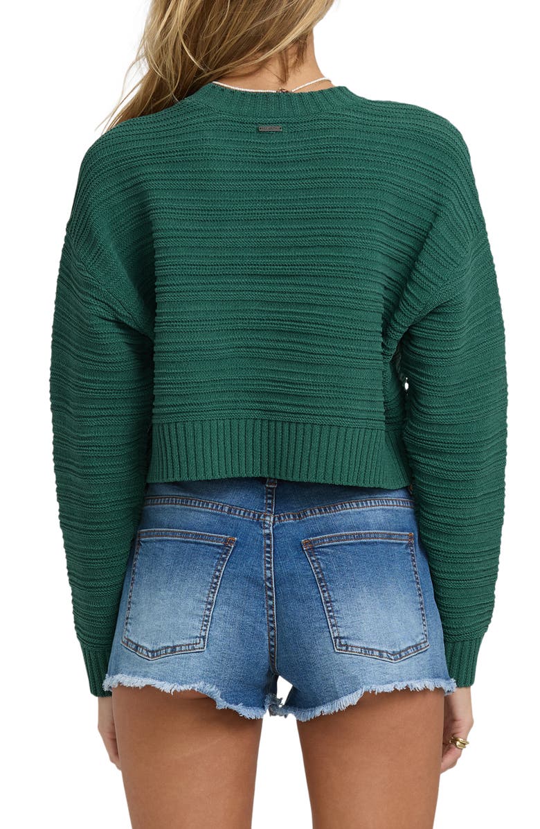 Billabong Evie Crop Sweater, Alternate, color, Aspen Gold