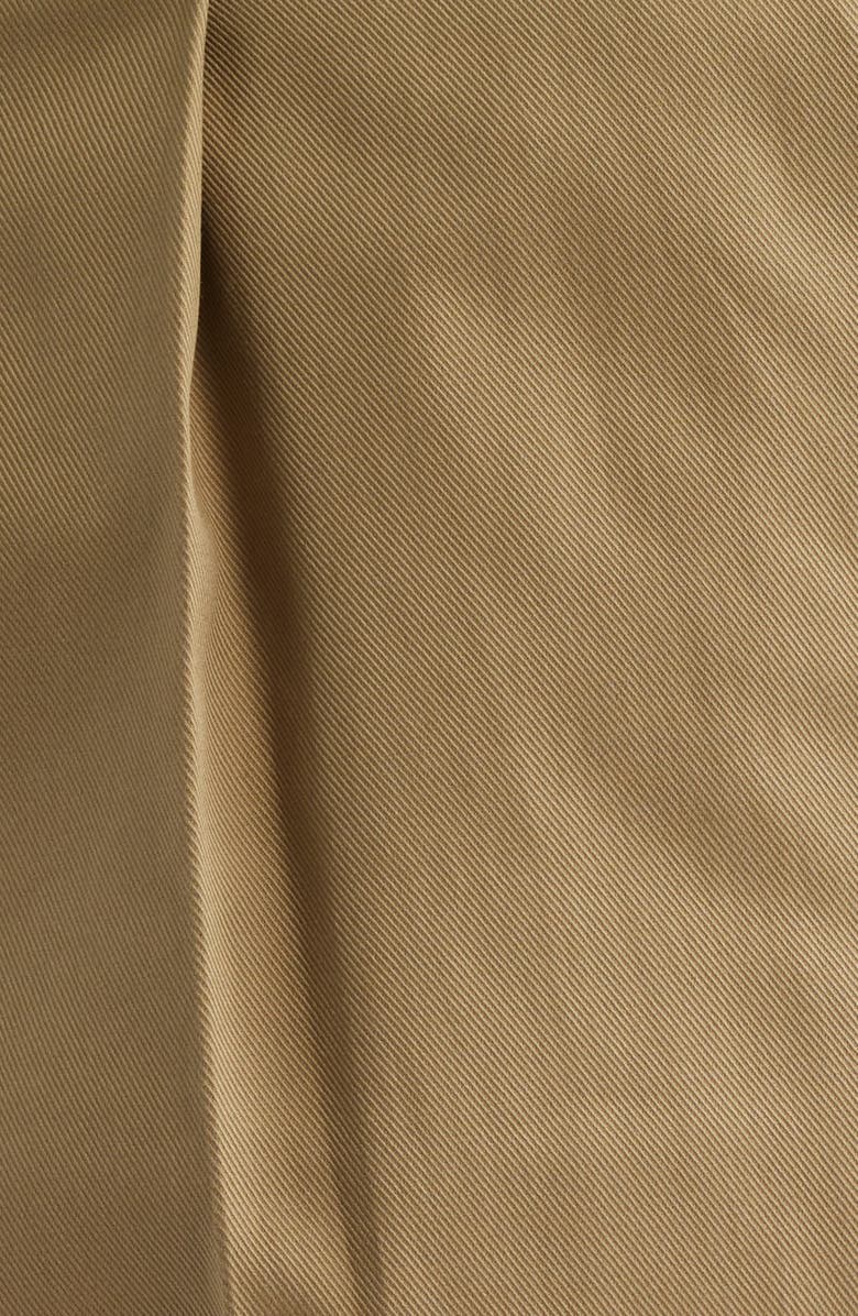 BOSS Perino Pleat Stretch Cotton Pants, Alternate, color, Beige/Khaki