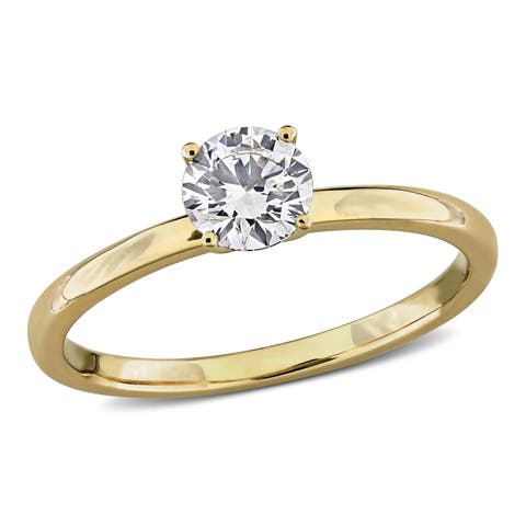 1/2 CTW Lab-Grown Diamond Solitaire Ring 14k