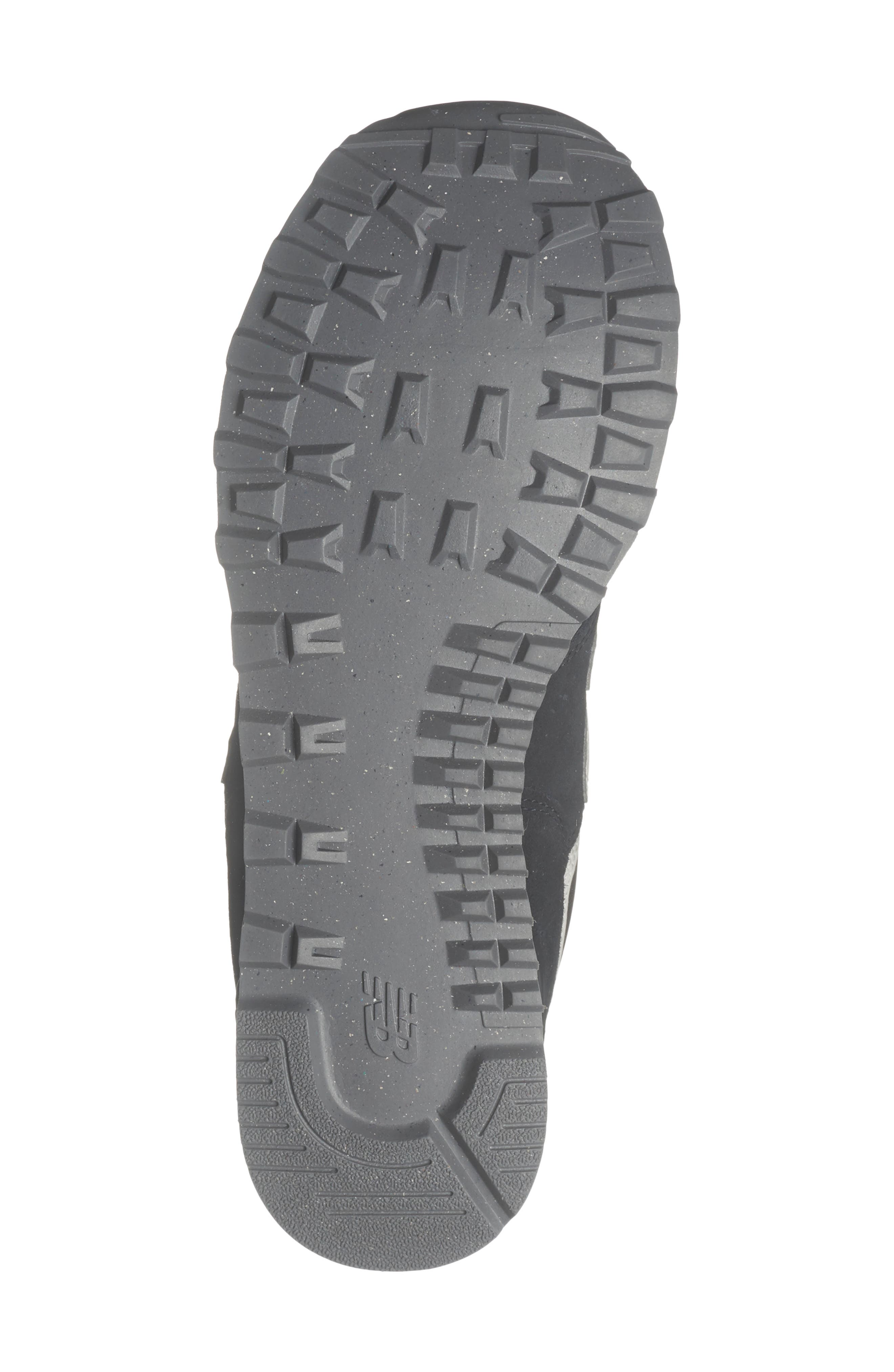 New Balance 574 Sneaker, Alternate, color, Black/ White