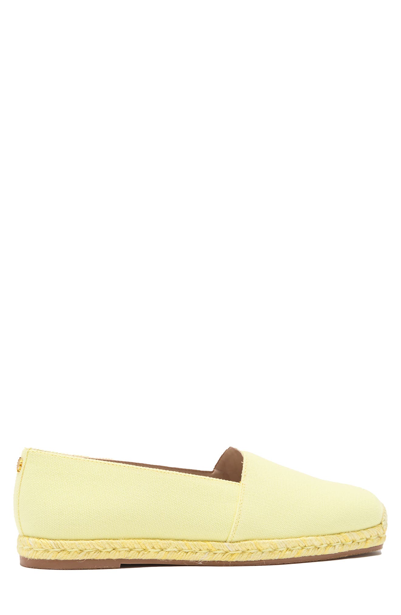 Stuart Weitzman Dree Espadrille Flat, Alternate, color, Pale Yellow