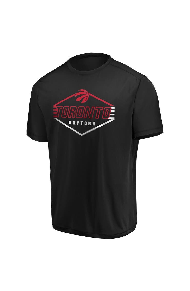 MAJESTIC Men's Majestic Black Toronto Raptors Appreciate the Journey Showtime T-Shirt, Alternate, color, 