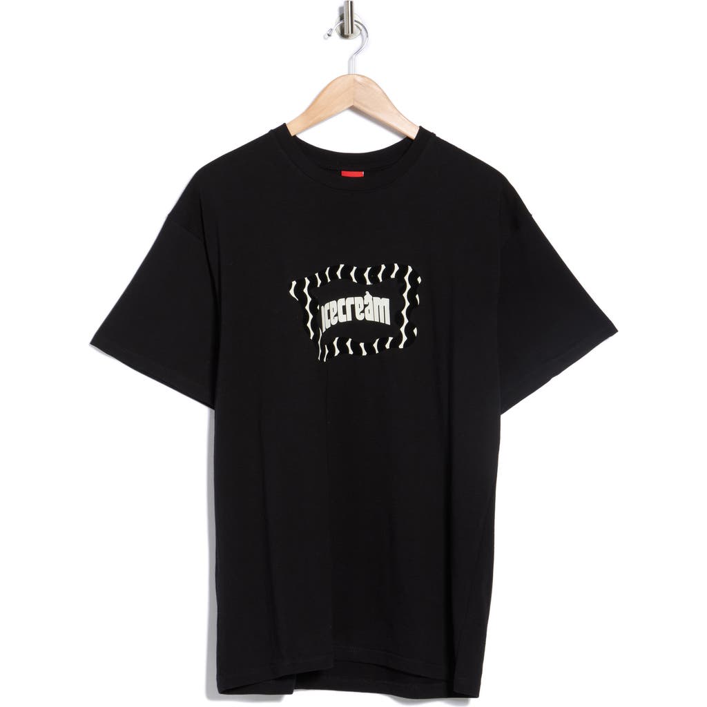 Icecream Soft Serve Graphic T-shirt In Black