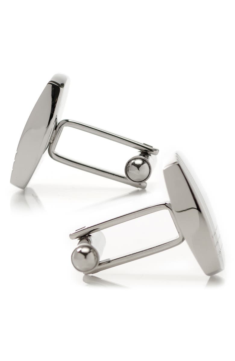Cufflinks, Inc. Tartan Plaid Cuff Links, Alternate, color, Silver