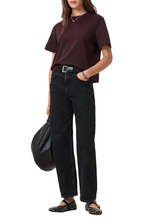 Allsaints Lisa Crewneck T-shirt In Brown