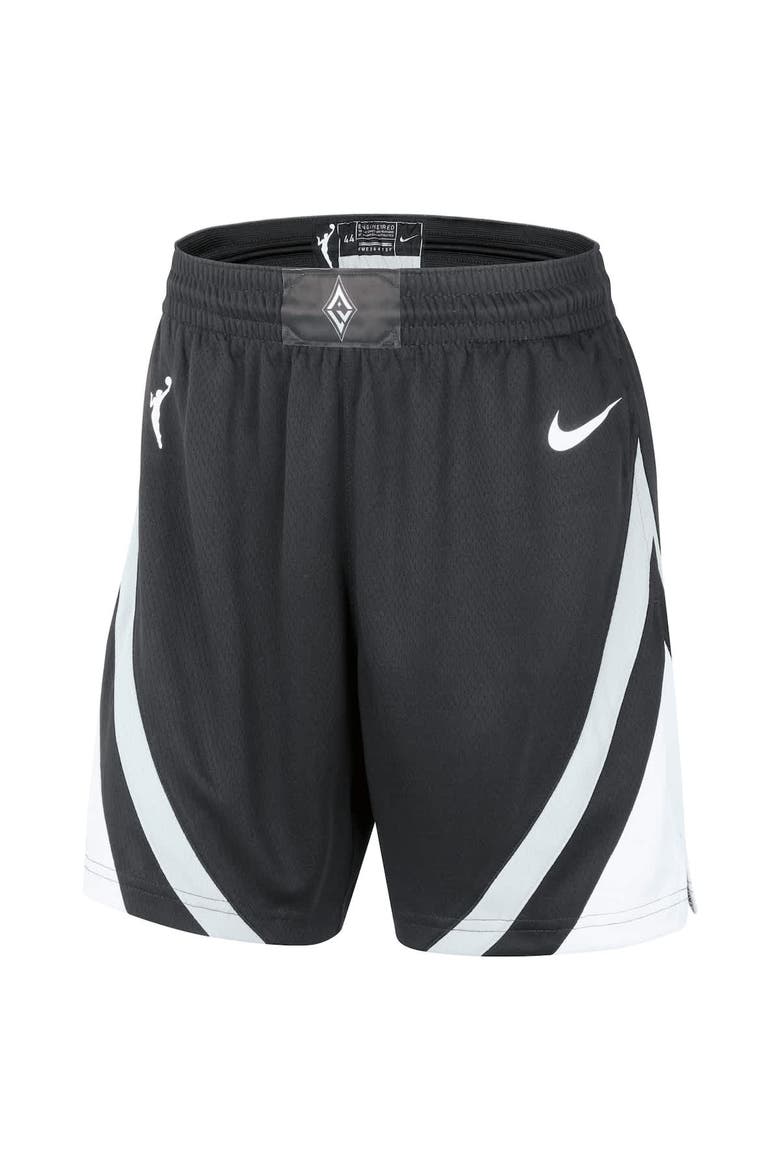 Women's Nike Black Las Vegas Aces On-Court Victory Performance Shorts, Alternate, color, Black