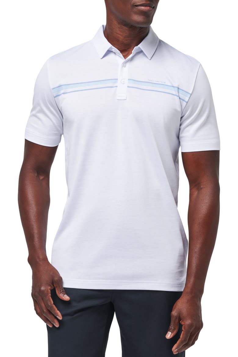 Dolphin Cruise Stripe Polo, Main, color, WHITE