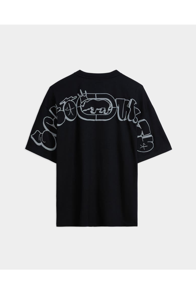 Double Loader Knit Tee, Alternate, color, Black
