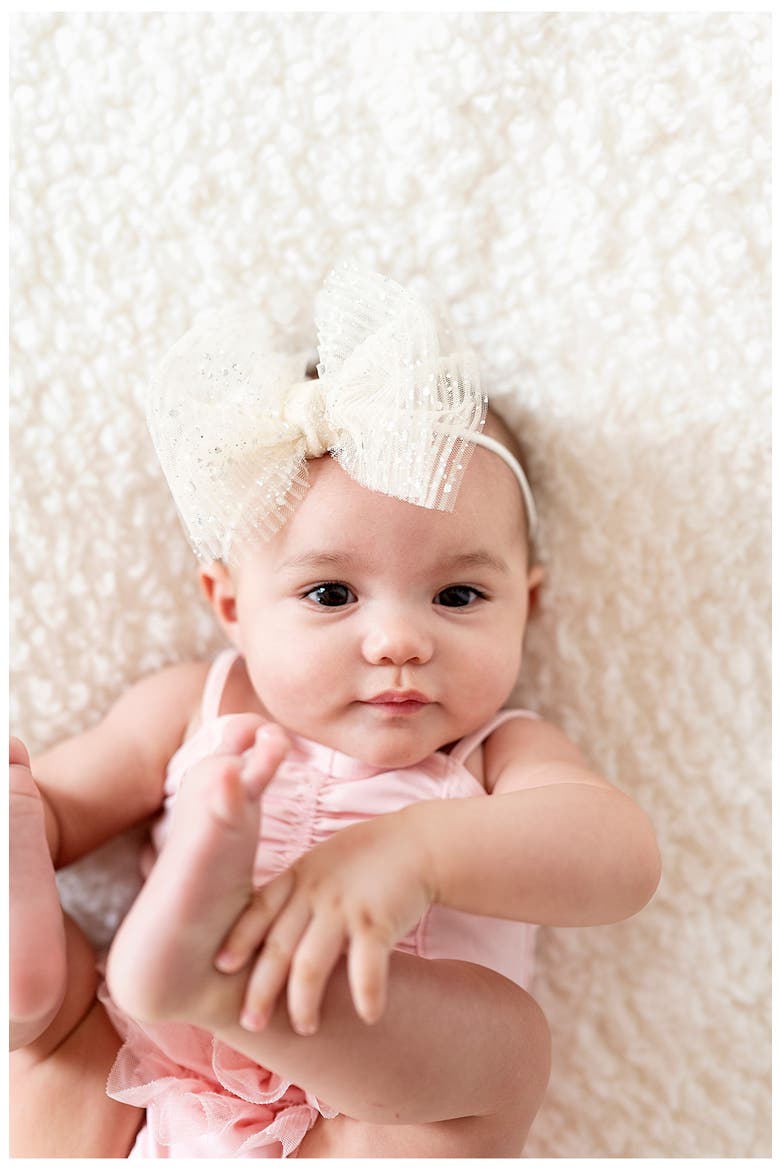 Tulle FAB Bow Headband, Alternate, color, IVORY PRINCESS TULLE