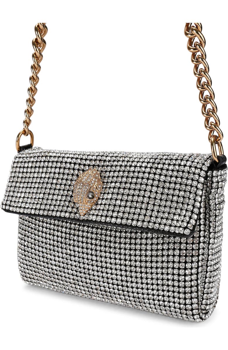 Kurt Geiger London Small Party Shoulder Bag, Alternate, color, Silver