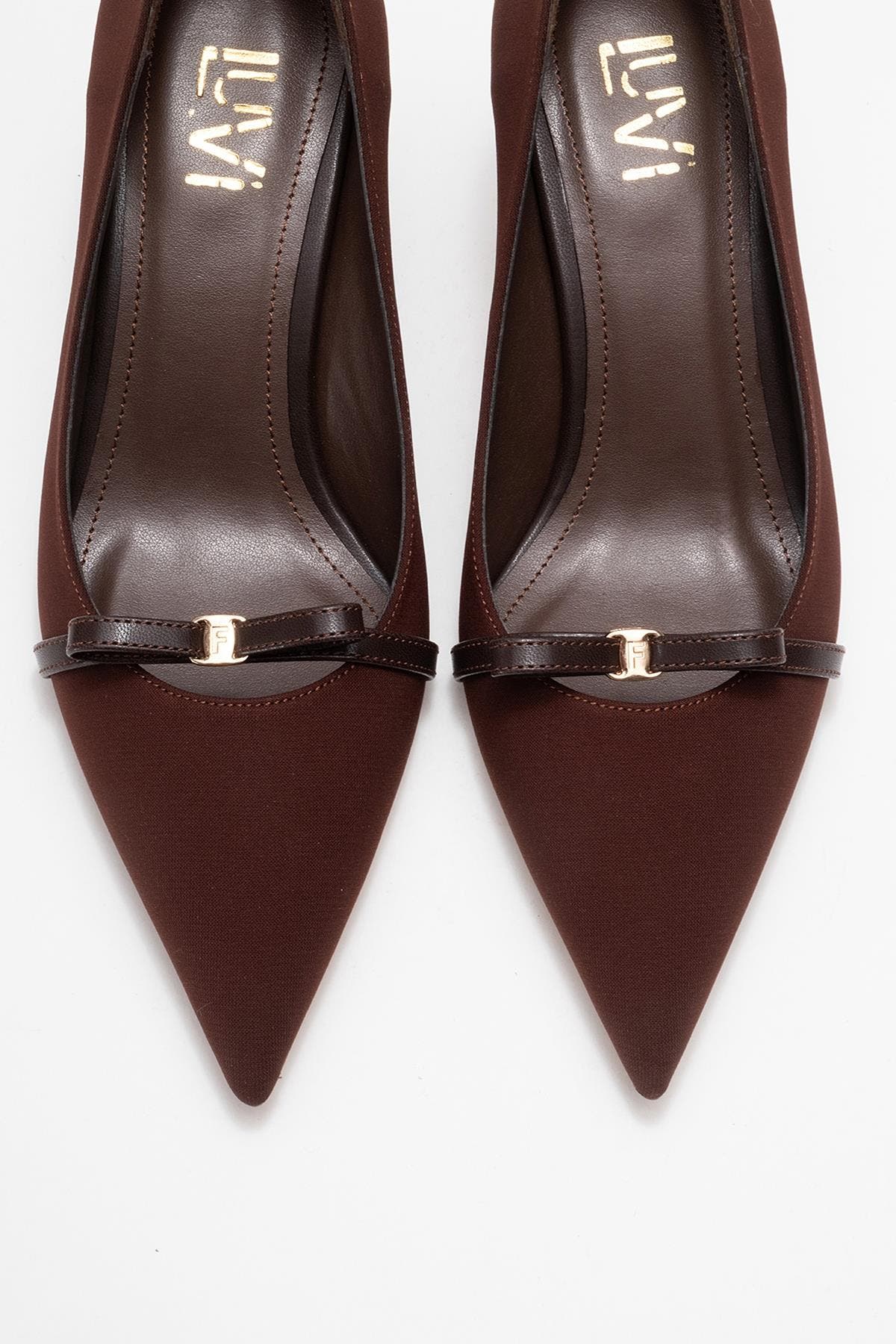 Annie Bow Pointed Toe Pump, Alternate, color, Brown