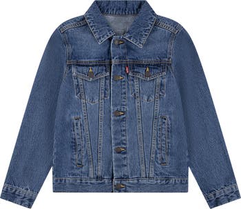 Kids' Denim Patchwork Trucker Jacket