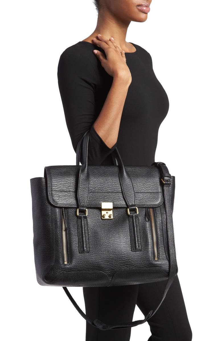 3.1 Phillip Lim 'Large Pashli' Leather Satchel, Alternate, color,