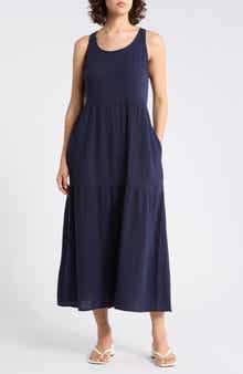 Eileen Fisher Organic Cotton Maxi Dress