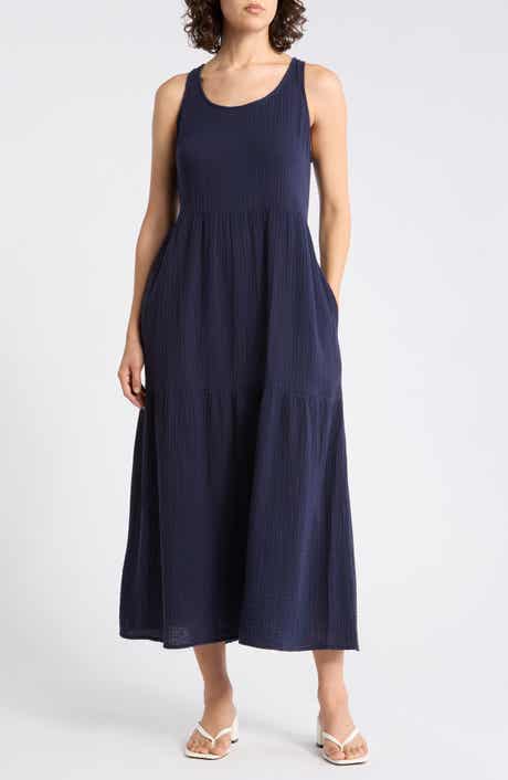 Eileen Fisher Organic Cotton Maxi Dress