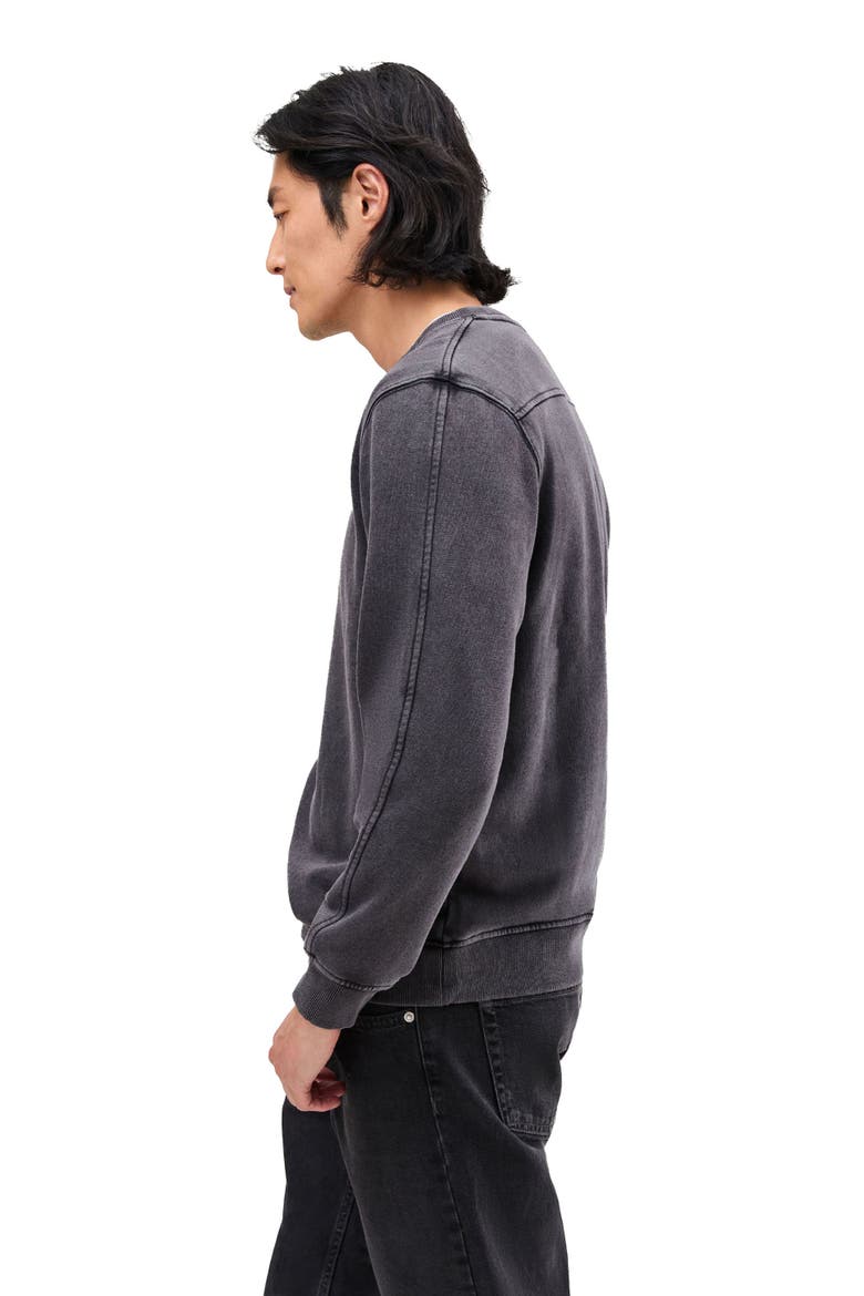 The Recycled Fleece Sweatshirt, Alternate, color, Mineral Black