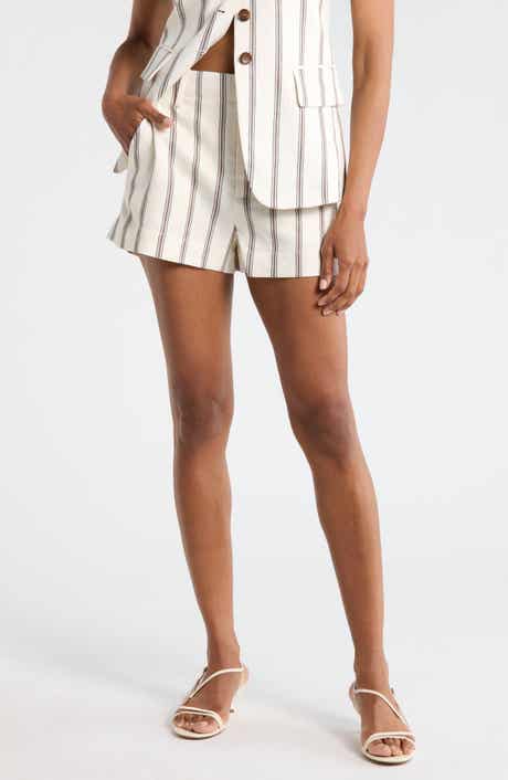 A.L.C. Mac Linen Blend Shorts