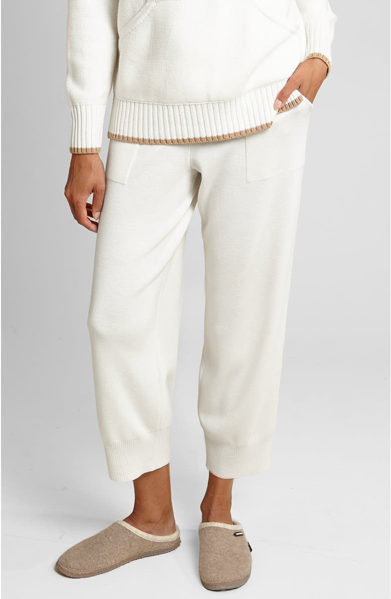 oyun Cotton Classic Rib Crew Mocha, Main, color, Vanilla