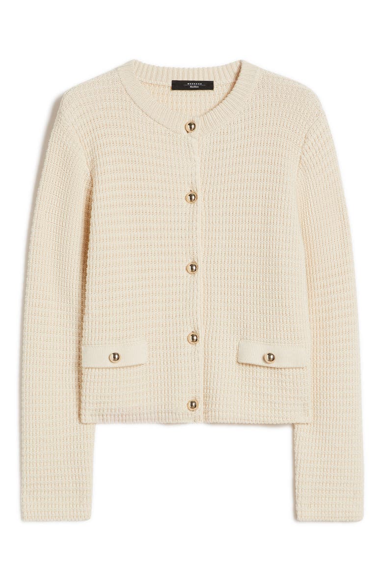 Vodka Alpaca Blend Cardigan, Alternate, color, ECRU
