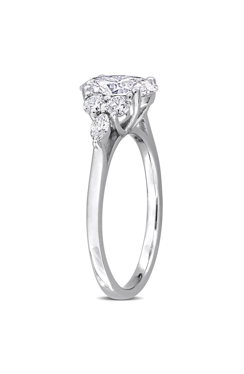 Julianna B. 1-5/8 CTW Lab-Grown Diamond Cluster Ring 14k, Alternate, color, 