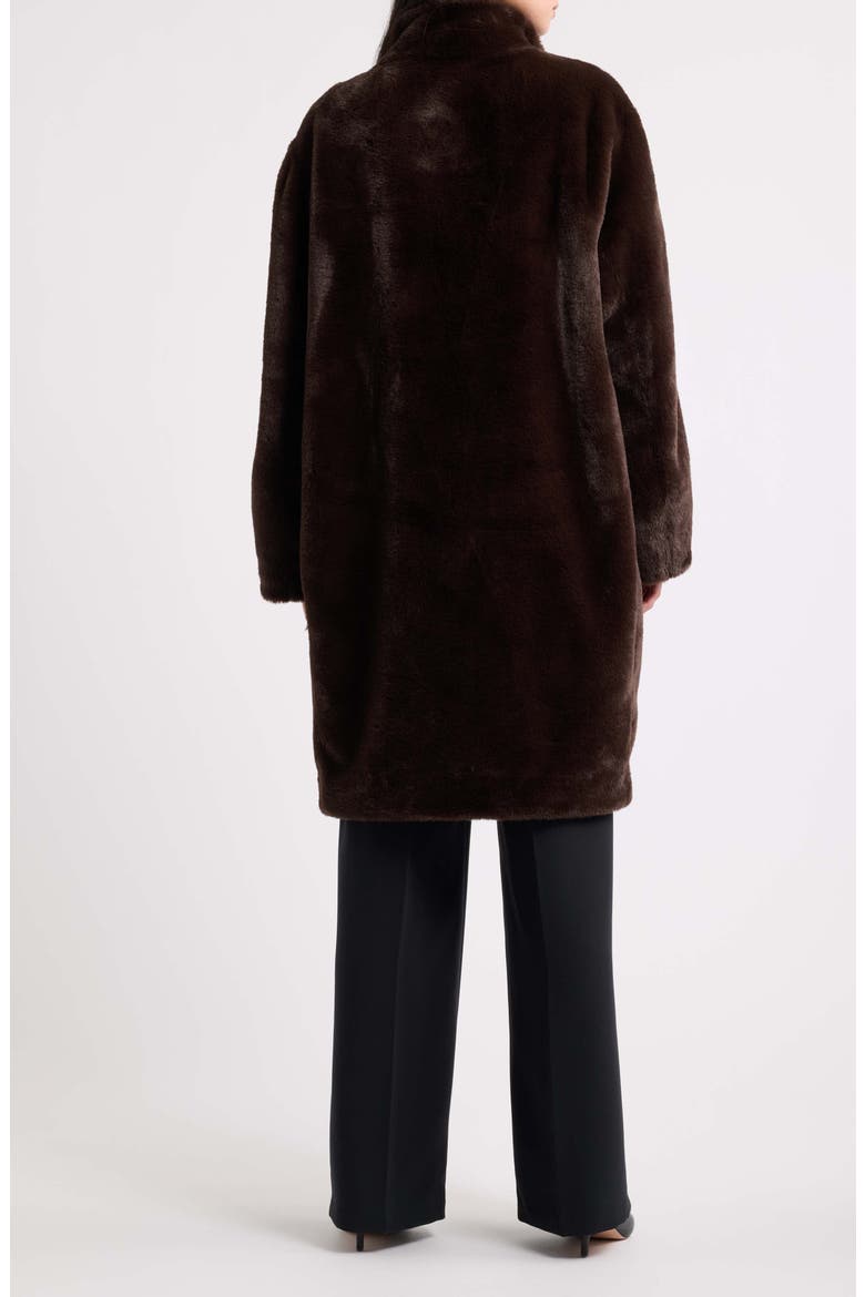CiTeddy Faux Fur Coat, Alternate, color, MOLE