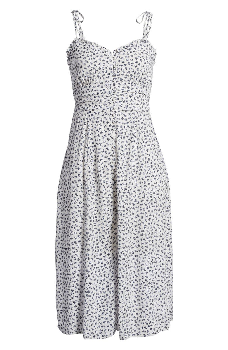 Row A Front Button Midi Dress, Alternate, color,