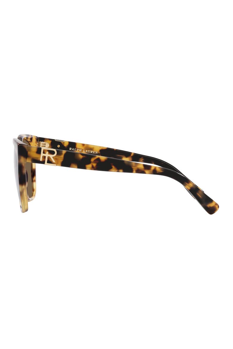 57mm Square Sunglasses, Alternate, color, HAVANA