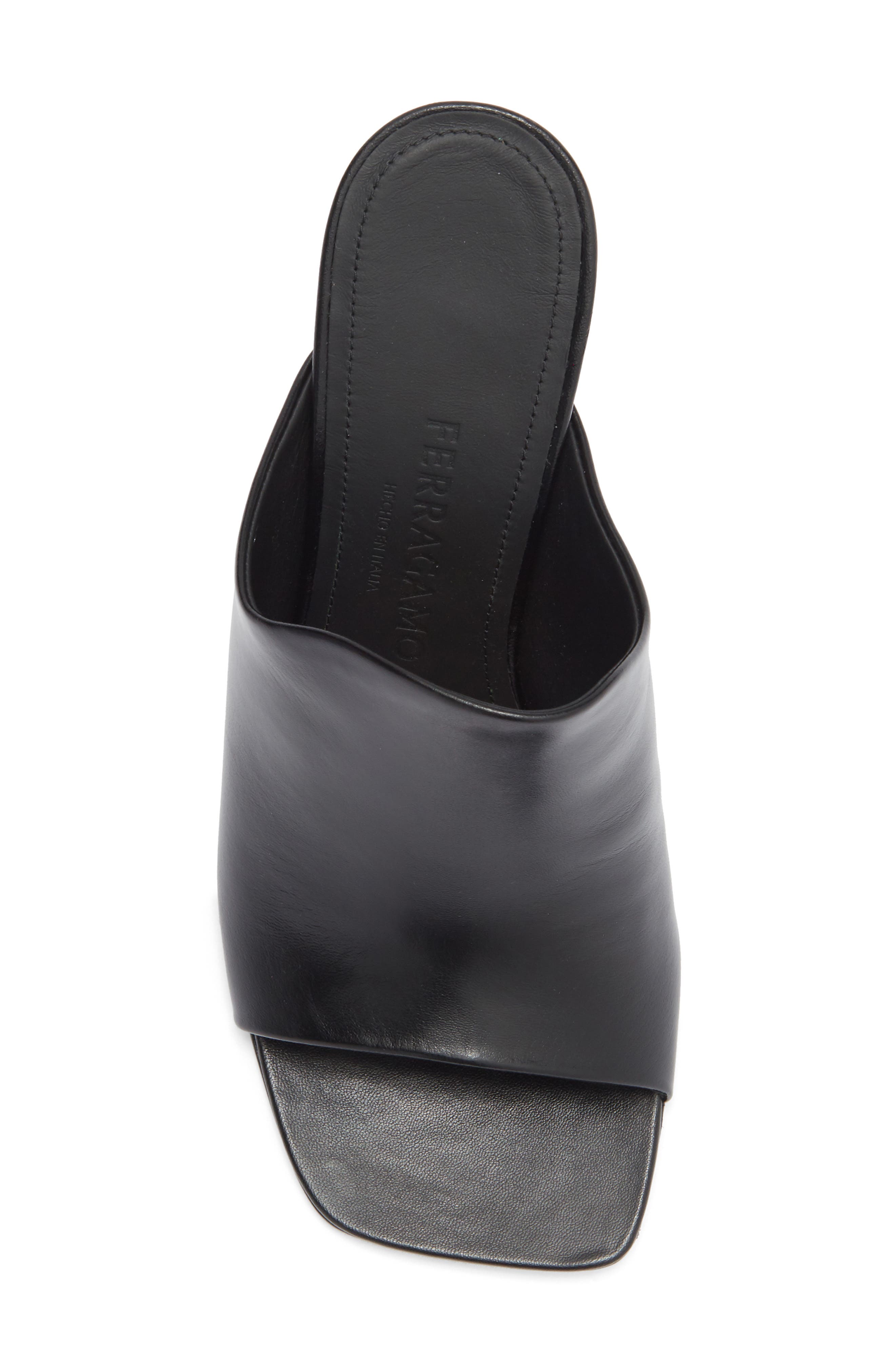 FERRAGAMO Era Mule, Alternate, color, Black