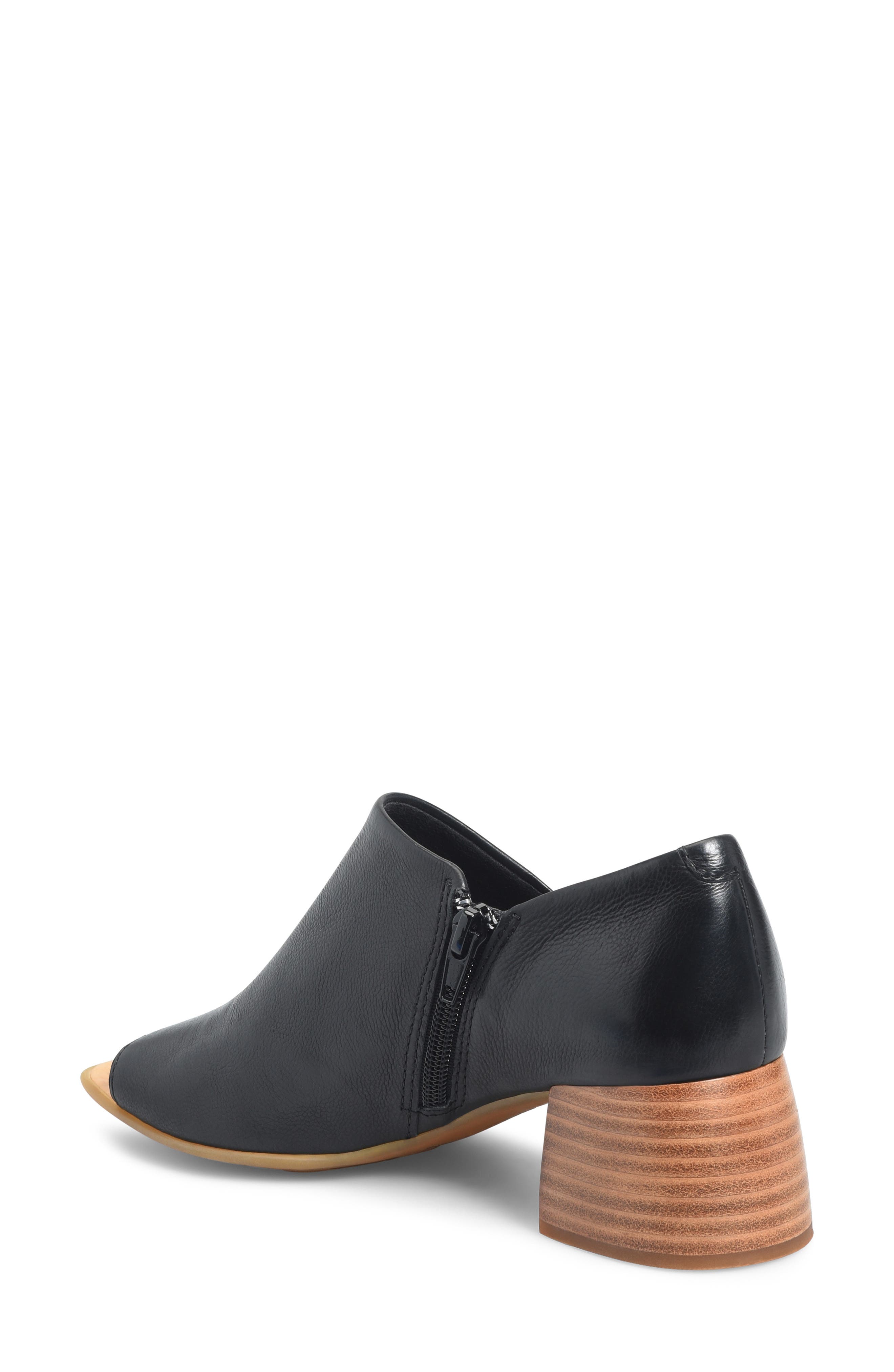 Børn Sher Sandal, Alternate, color, Black Leather